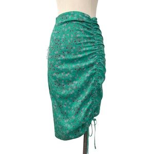 Lovers + Friends- Kam Skirt in Parakeet Daisy (Altered)